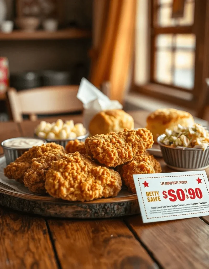 Loyalty program offers combined with Lee's Famous Recipe Chicken coupons