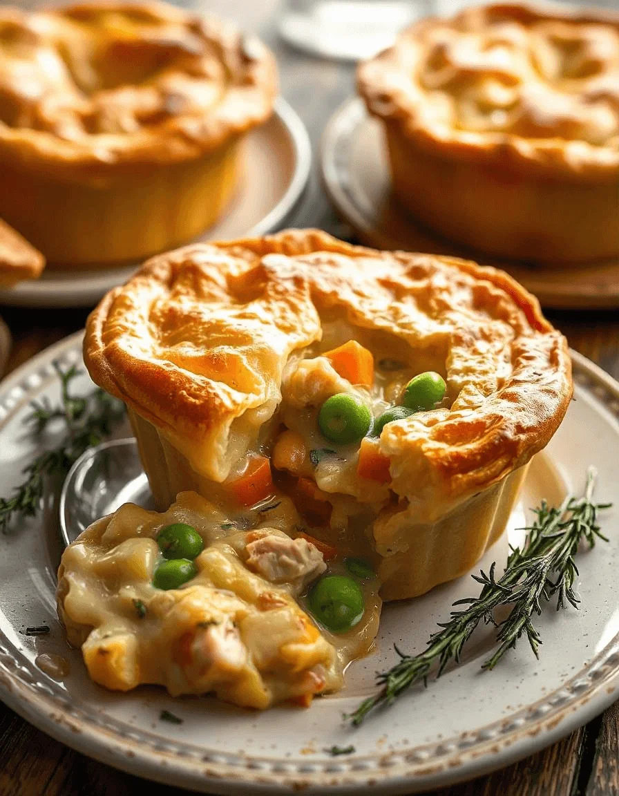 Pillsbury chicken pot pie with golden crust and creamy filling