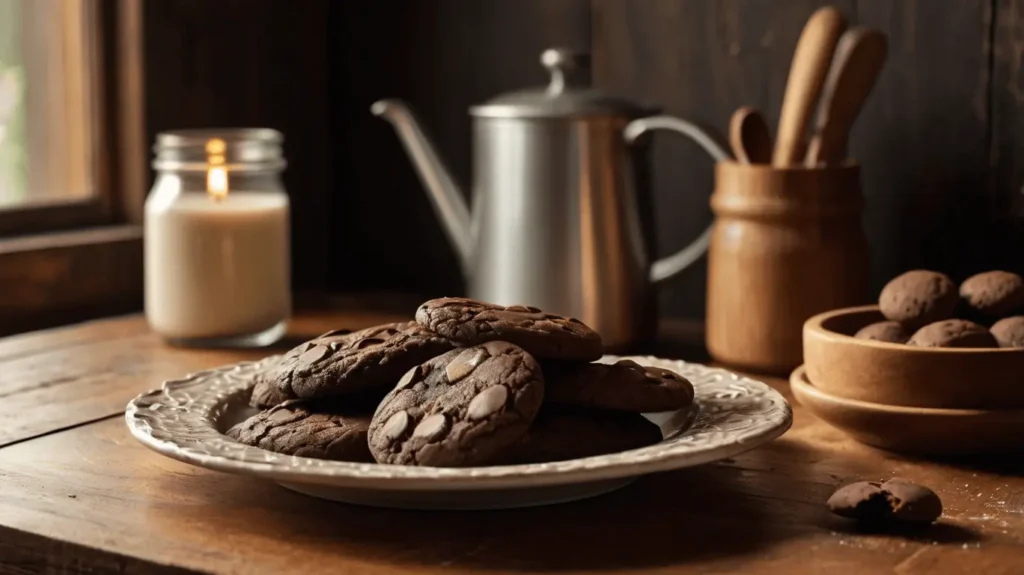 Main ingredients: almond flour and chocolate chips.