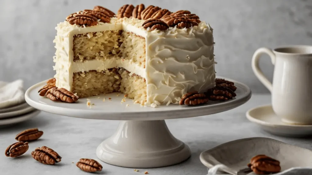 Italian Cream Cake with Cream Cheese Frosting