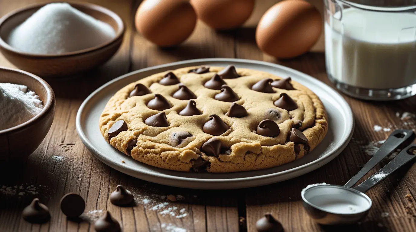 Chocolate chip cookie dough made without brown sugar